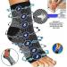 5 Pairs of Plantar Fasciitis Compression Socks | Neuropathy Pain Relief for Women & Men | Bricked Ankles Support (L/XL Black) - Buy Online on GoSupps.com