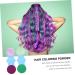 FRCOLOR 8pcs Temporary Hair Dye Powder - Bright Hair Chalk for Kids | Washable Coloring Accessory - Buy Online on GoSupps.com