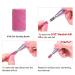Melodysusia 100st Grinding Sleeve Cap - 180 Grit Nail Miller Attachment & Mandrel for Manicure Pedicure Nail Art & Care (Pink) - Buy Online on GoSupps.com