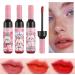 Lip Balancing Tinted Lip Gloss 3 Colors Hydrating Tinted Lip Gloss - Beauty Supplies Wine Bottle Shape Long-Lasting Daily Makeup for Girls - Buy Online on GoSupps.com
