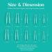 Beetles 500Pcs Long Coffin Fake Gel Nail Tips with Glues - Clear Press On Nails for Acrylic/Dip Powder/Poly Gel Extensions - Halloween Nail Art Design - Buy Online on GoSupps.com