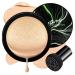 Ursoulney Air Cushion CC Cream Foundation - Mushroom Head BB Cream Face Makeup Moisturizing Concealer Brighten Long-Lasting Even Skin Tone for All Skin Types (Natural 1 PCS)