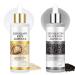 Black Rice Exfoliant and White Rice Peeling Glow Ampoule 100ml 2 PCS White & Black Rice Facial Serum Soft Exfoliating Face and Body Dead Skin Cells for All Skin Types