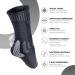 Professional Ankle Support Brace 2 Pack Breathable Plantar Fasciitis Socks Anti-Slip Ankle Compression Sleeve Socks for Joint Pain Ligament Damage Sprained Ankle Achilles Tendonitis Sports L Black(Pair) - Buy Online on GoSupps.com
