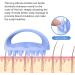 Ityes 38 Fingers Silicone Head Massage Brush | Scalp Massager Shampoo Brush for Men Women & Pets - Purple-Blue - Buy Online on GoSupps.com