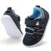 JOINFREE Baby Sneakers Toddler Shoes Soft Anti-Slip Sole Newborn First Walkers Infant Toddler Breathable Athletic Running Shoes 0-6 Months Navy