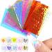 Dornail Aurora Nail Foil 11 Sheets - Holographic Broken Glass Paper Stickers for DIY Nail Art Decoration - Women and Girls - Buy Online on GoSupps.com
