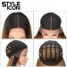 Shop Style Icon 61cm Lace Front Wig - Ombre Medium-Parting Synthetic Hair with Baby Hair | 130% Density | International Shipping Available - Buy Online on GoSupps.com