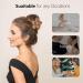 6 Pack Large Rectangle Flower Hair Claw Clips for Women - Neutral Colors - Buy Online on GoSupps.com
