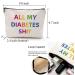 Diabetic Supplies Travel Bag Gift Set: Glucose Meter Case, Log Book, Alert Stickers - Funny Diabetes Gifts for Type 1 Grandparents - Buy Online on GoSupps.com