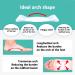 WUBAYI Arch Support Insoles - 2 Pairs, Clear & Comfortable for Flat Feet, Plantar Fasciitis Relief | All Occasion Shoe Inserts - Buy Online on GoSupps.com