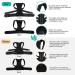 Breathable Back Brace Posture Corrector for Women and Men Back Straightener Hunchback Correction Lumbar Support Shoulder Neck Posture Support for Improve Back Posture Black S Black S - Buy Online on GoSupps.com