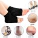 Naapesi Gel Heel Socks - Moisturizing Foot Care Spa Socks for Dry Cracks & Plantar Fasciitis - Open Toe Soft & Ventilated Black - Buy Online on GoSupps.com