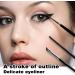 Eyeliner Brush Makeup Eyeliner Brush Eyeshadow Eyeliner Brush Thin Ultra thin Precision Makeup Brushes Set Point Eyeliner Synthetic Bristles Eye Makeup Tool Soft Fibers - Buy Online on GoSupps.com