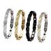WDYY Elegant Magnetic Therapy Fit Plus Bracelet Slimming Weight Loss Anti Fatigue Magnetic Bracelet for Men Women (4PCS)