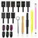 Toatelu nail art tool magnetic pencil: 14 pieces nail magnet tool 3d cat eye magnetic magnet stick nail art magnet pencil set cat eyes magnet stick for the diy cat eye manicure