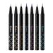 Eyeliner pen set colorful eyeliner pen set colorful eye shadow pen highly pigmented eyeliner 7 pieces glitter waterproof eye color eye shadow pencil pearl eyeliner kit