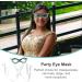 EXCEART Elegant Rhinestone Eye Mask - Luxurious Green Ladies Mask for Wedding & Masquerade Party - Buy Online on GoSupps.com