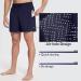 BALEAF Men's 5 Inch Swim Trunks with Compression Liner, Quick Dry 2-in-1 Shorts, Large - Dark Blue - Buy Online on GoSupps.com