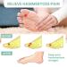 Welnove Hammertoe Corrector Gel Toe Straighteners - 4 Pcs Cushion Pads for Bent Crooked & Claw Toes - Effective Foot Pain Relief - Buy Online on GoSupps.com