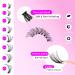 Lash Extension Kit 40D Wispy - 200pcs 9-16MM Fluffy Individual Lashes Bond & Seal Tweezers | Kmilro DIY Home Eyelash Extensions - Buy Online on GoSupps.com