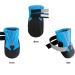 Neuwee Dog Shoes - Waterproof Anti-Slip Boots for All Sizes | 4-Set with Reflective Straps for Paw Protection (Large Blue) - Buy Online on GoSupps.com