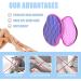 Crystal Hair Eraser Painless Hair Removal Tool Magic Nano Crystal Hair Eraser Painless Hair Remover for Men & Women Physical Epilator Apply to Any Part of Body Fast & Easy Hair Removal (Rose) - Buy Online on GoSupps.com