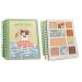 Eye Shadow Girls Notebook Shaped Eye & Cheek Shadow Tea Earth Color Eye Shadow Makeup Cosmetics (C)