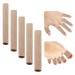 WLLHYF 5 Pieces Toe Separator Soft Gel Toe Protectors Toe Caps Closed Toe Surface Fabric Sleeve Protectors Toe Spacers Bunion Pads Prevent Pain Relief for Women Men Blisters Corns Toes and Fingers