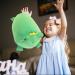 JUNERAIN Super Soft Frog Plush Stuffed Animal 35cm Emerald Green - Adorable Frog Squishy Hugging Pillow Toy for Kids - Cuddly Frog Decoration - Buy Online on GoSupps.com