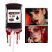  Krmoau Liquid Paint Kit | 170ml Waterproof Bag Halloween - Red and Blue Makeup for Women and Men - Spooky Party Supplies - Buy Online on GoSupps.com