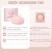 Highlighter Makeup Powder - Plush Peach Glitter Puff for Face Body & Hair | Shimmer & Shine Illuminator - Diamond Glow Pink (1 Count - Buy Online on GoSupps.com