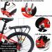 BABEIYXM Rear Bike Rack with Luggage Clip | Adjustable Aluminum Alloy | 55lbs Max Load | Easy Install | Disc Brake Compatible | Fits 24-29 Bikes - Buy Online on GoSupps.com