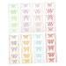 minkissy 16 Sets Butterfly Rhinestone Stickers DIY Bling Jewel Stickers Notebook Stickers Scrapbook Stickers Crystal Stickers Car Trim Butterflies Stickers 3D Pattern Sticker Acrylic Manual