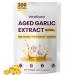 VerdiGusto 10000mg Aged Garlic Extract | 300 Softgels | Odorless Garlic Supplements | Antioxidant Support & Cognitive Function | Pure Allium Sativum 20:1 Extract | Non-GMO Gluten-Free