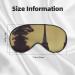 SSIMOO Eiffel Tower Paris Sleep Mask | Adjustable Breathable Eye Mask for Comfortable Sleep | Fashionable Black Design - International Shipping Available - Buy Online on GoSupps.com