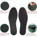 Black Leather Insoles for Men's Boots | Nonslip Thin Shoe Pads with Activated Carbon | Odor Eaters | 3 Pairs (Men's US 10-10.5 - Buy Online on GoSupps.com