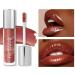 Moisturizing Marbled Liquid Lip Gloss | Water-Based Plumping Lip Gloss with Vitamin E | Hydrating Lightweight Formula for Soft Shiny Lips | 01 - Buy Online on GoSupps.com