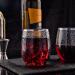 SUT 24 Disposable Stemless Wine Glasses 12oz - Silver Unbreakable & Shatterproof - Ideal for Parties, Weddings & Outdoor Events - BPA-Free - Buy Online on GoSupps.com