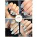 Kalolary Flower Nail Polish Stickers - 14 Sheets, Colorful Floral Design, Self-Adhesive Decals for Manicure - Includes Nail File - Buy Online on GoSupps.com