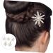 FRCOLOR Clips Pin Crystal for Hair Decorations Xmas Lady Flower Children Rhinestone Parties Snow Bridal Clear Wedding Shiny Rhinestones Silver Holiday Gorgeous Sparkly Party with - Buy Online on GoSupps.com