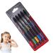 Holdes Bamboo Carbon Toothbrushes - Ultra-Balanced Bristles for Ultimate Dental Care | 5-Pack in Multiple Colors for Family Health - Buy Online on GoSupps.com