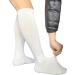 SYOLLAVE Extra Width Non-binding Knee High Socks - Ideal for Lymphedema, Bariatric, Diabetic Feet - 2 Pairs - Buy Online on GoSupps.com