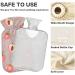 Naanle Cute Peach Heat Bottle with Cover - 1L Hot Water Bottle for Bed Hands & Feet - Heat & Cold Therapy - International Shipping - Buy Online on GoSupps.com
