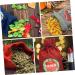 STOBAZA 1 Set Christmas Bag Calendars Christmas Calendar Garland Candy Pockets Packing Bag Drawstring - Buy Online on GoSupps.com
