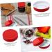 VINTORKY 12pcs Mason Jar Lids Mason Cup Lids Kitchen Storage Accessories Mason Jar Drinking Lids Regular Canning Lids Regular Mouth Lids Screw Jar Lid Caps Ingredients Metal Tinplate Child 7x7x1.5cm Red - Buy Online on GoSupps.com