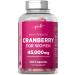 Cranberry Capsules 45000mg for Urinary Infections | 240 High Strength Capsules | with Vitamin C | by Pink