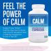 Natural Vitality Calm Magnesium Glycinate with Lavender & Lemon Balm - 180 Vegetarian Capsules - Buy Online on GoSupps.com