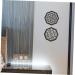 Alipis 2pcs Office Wooden Dining Three-dimensional Hollow Geometric for Modern Background Flower Home - Buy Online on GoSupps.com