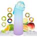 Air Water Bottle with 7 Flavour Pods 650ml Sports Water Bottle with 0 Calorie 0 Sugar Fruit Flavour Pods (Purple)